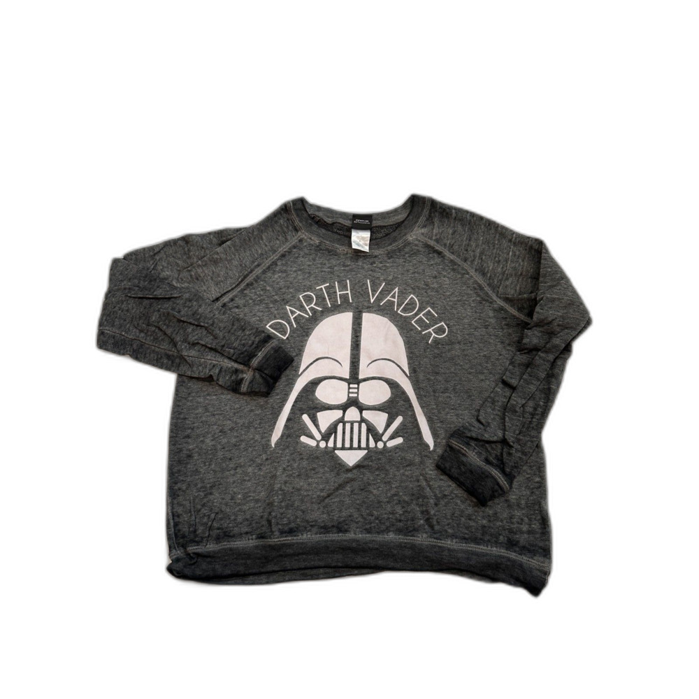 Disney Star Wars Darth Vader Faded Black Sweatshirt Size XL